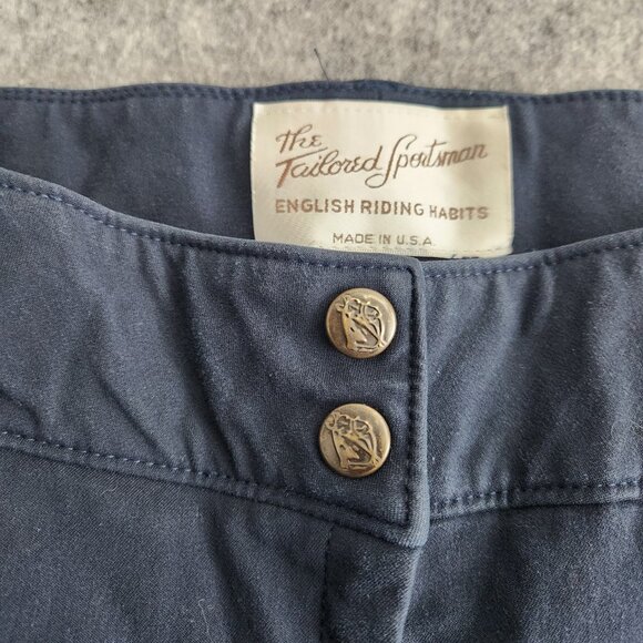 The Tailored Sportsman Equestrian English Riding Habits Pants Women's 36 Navy - Picture 5 of 14